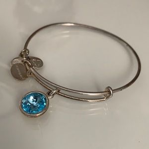 Alex and Ani March birthstone bracelet